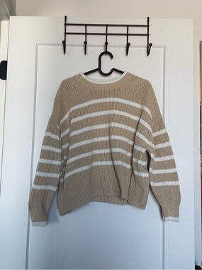 Banana Republic Women Oversized Ribbed Crew Neck